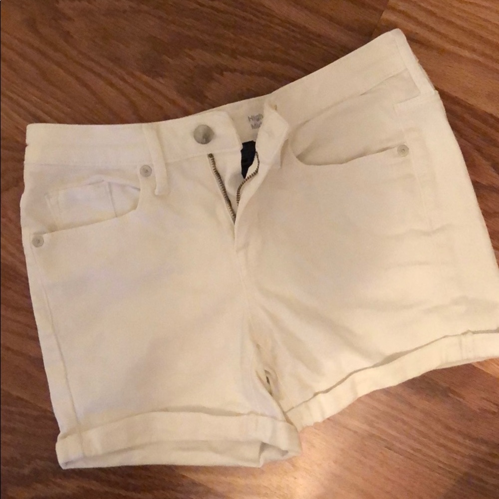 White shorts